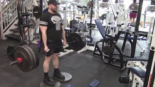 Jason Blaha Full Workout 9-19-2017 - Deficit Deadlifts & Front Squats