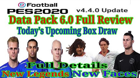 DataPack 6.0  Full Review PES 2020 Mobile & PC || Upcoming Iconic Moments Boxdraw & Event Details ||