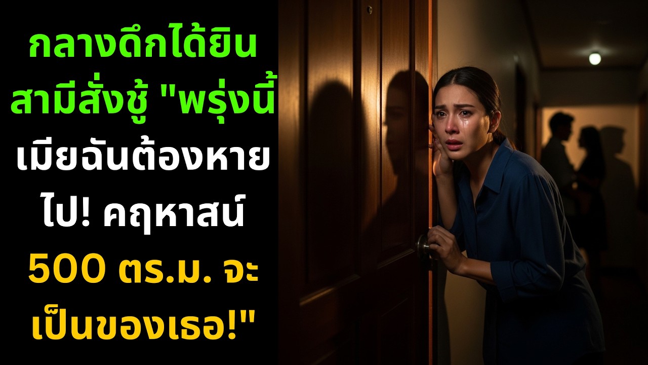 กลางดึกได้ยินสามีสั่งชู้ 