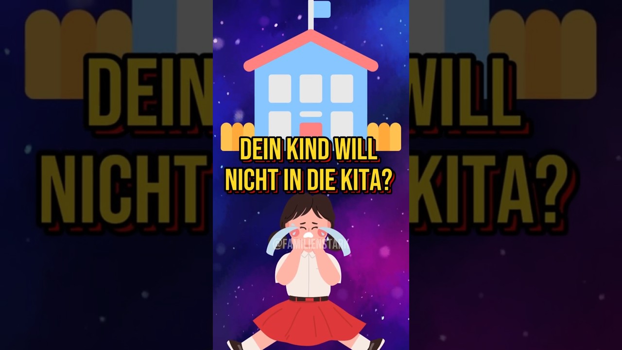 Kind will nicht in die Kita? - Diese 3 Sätze helfen sofort! 🎒 