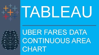 Tableau Desktop | Public Edition | Data Visualization | Uber Fares Data | Continuous Area Chart