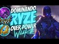 DOMINANDO O RYZE WILD RIFT - ROTA PARA O MONARCA RAPIDO E FACIL