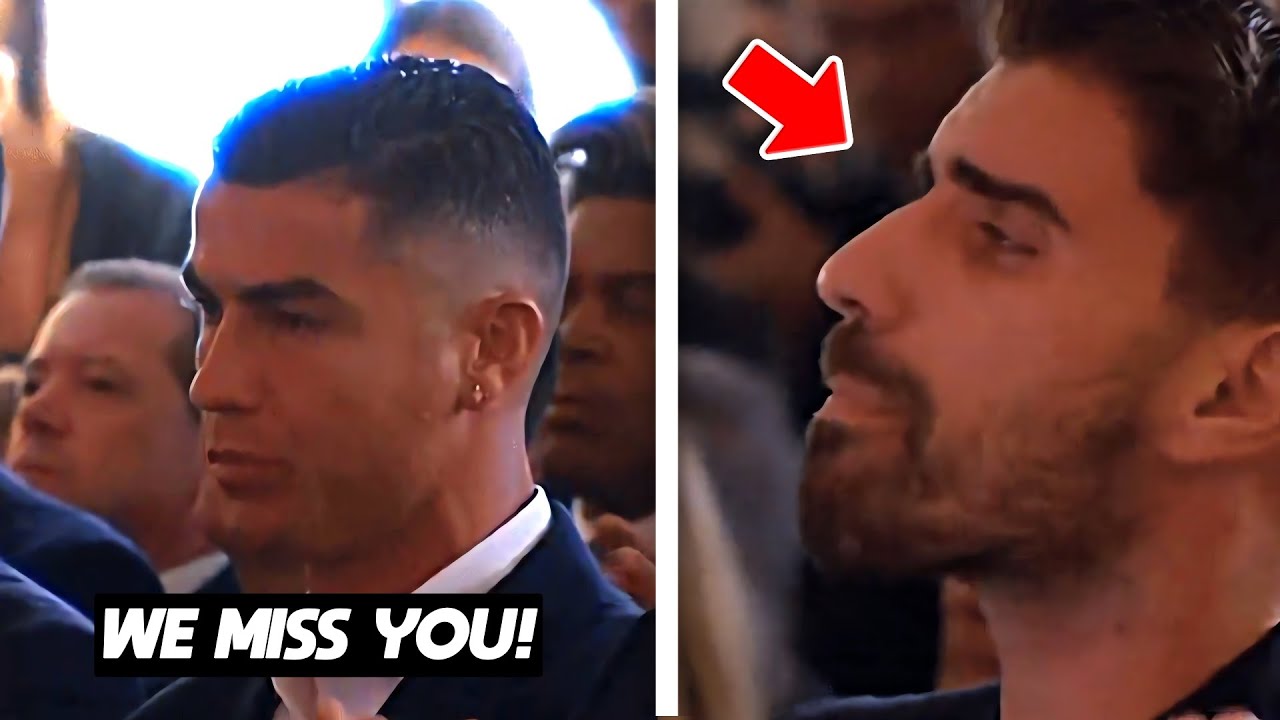 Cristiano Ronaldo Sheds Tear at Diogo Jota Tribute Ceremony 😢❤️