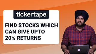 How to find stocks in 5 minutes? Screener tutorial #tickertape screenshot 1