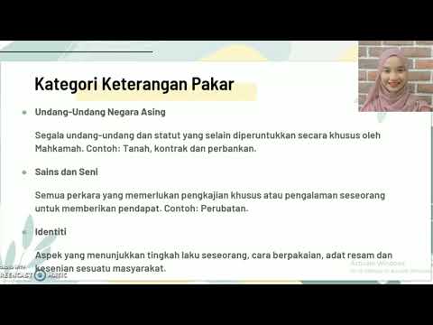 KETERANGAN PAKAR (PPPG2373 UNDANG-UNDANG KETERANGAN PERBANDINGAN)