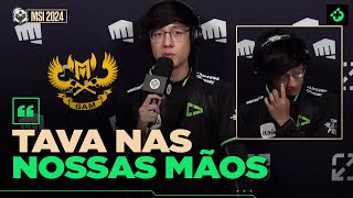 Tinowns comenta sobre frustração após derrota da LOUD para a GAM no MSI 2024