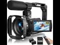 8K Video Camera Camcorder 2025 Latest 88MP Ultra HD Video Cameras Wifi Vlogging Camera