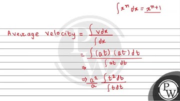 A particle starts from rest with constant acceleration. The ratio of average velocity to the tim....