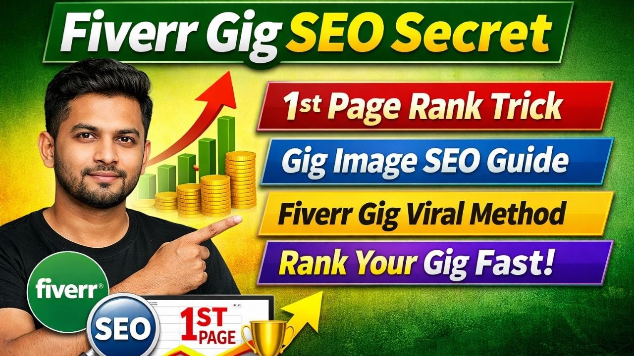 "Fiverr গিগ SEO করার সঠিক নিয়ম || how to seo fiverr gig image" - YouTube