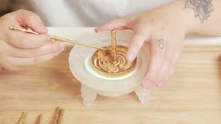 How to create an incense trail with incense powder