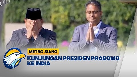 Presiden Prabowo Jadi Tamu Kehormatan di India - [Metro Siang]