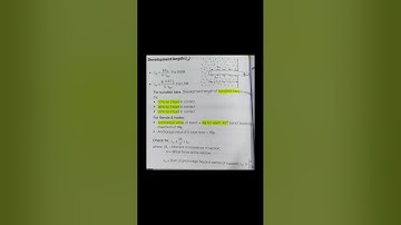 Development Length in RCC Structures. #civilengineering