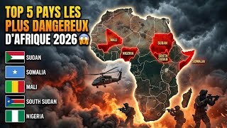 😱 TOP 5 des Pays les Plus Dangereux d’Afrique en 2026 🌍