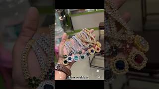 online order 9092970159/8428512961 💯🤩 Silver Gold premium quality necklace #viralvideo #jewellery