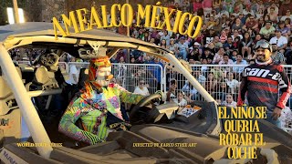 Ojo con el niño, casi se va con el auto. Karcocha México 🇲🇽 2024 - Amealco