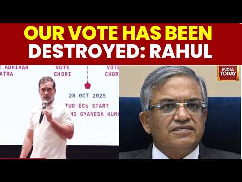 Rahul Gandhi On EC-SIR  Row: 'From Vote Chori Comes Kanoon Chori' | Gyanesh Kumar | CEC |   BJP