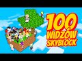 100 Widzów vs Skyblock 🌤 Minecraft