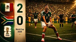 Mexico 2-0 South Africa |  The Night the Azteca Bit Back | 3 Red Cards, World Cup 2026 Highlights