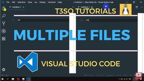How to Split Editor Vertically in Visual Studio Code