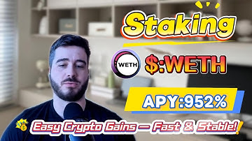 😴 Made $500 While Sleeping! Staking WETH (Mining Tutorial) – The Most Stable Project in Crypto! 🔥