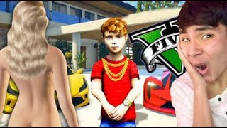Niño conoce a la CHICA DE LA PANTALLA CARGA en GTA 5! Grand Theft Auto V - GTA V Mods
