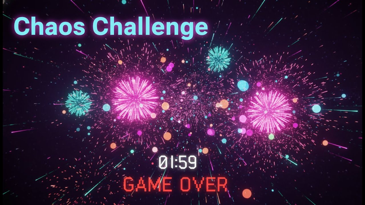 Galactic Fireworks: The 2-Minute Code Chaos Challenge! 🤯