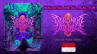 Malaysia Metal Reaction - Revenge The Fate - Sinsera (Official Video)