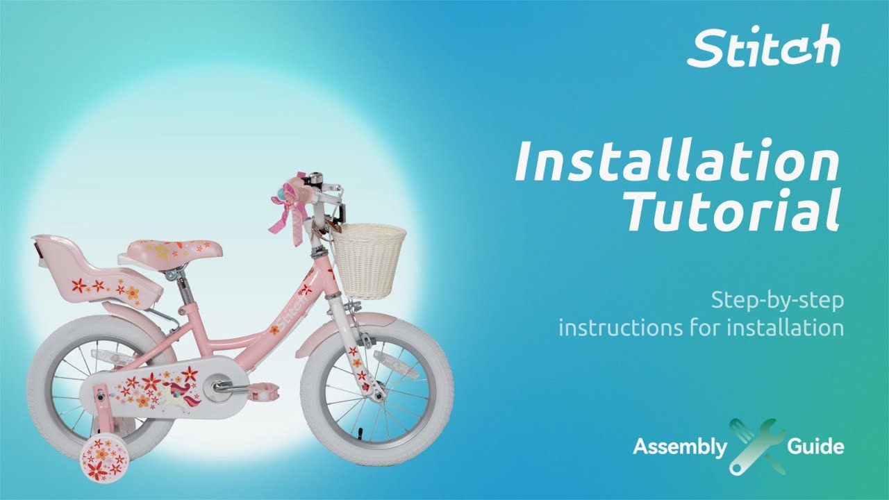 Installation Tutorial for Stitch Kids Bike - Unicorn - YouTube