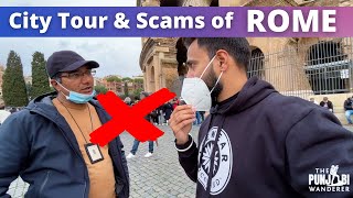 BEWARE of these people ! Rome City Tour -  Italy Hindi Travel Vlog