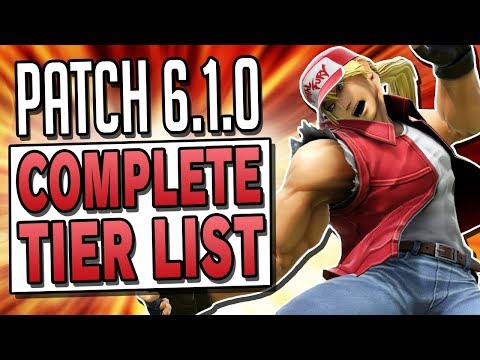 TIER LIST: Ranking ALL Characters In Smash Bros Ultimate Patch 6.1.0