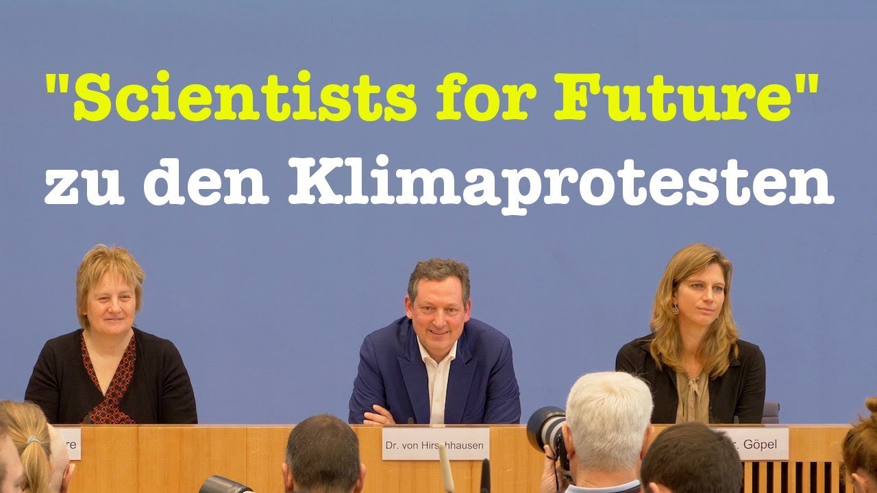 BPK: "Scientists for Future" zu den Protesten für mehr Klimaschutz - 12. März 2019