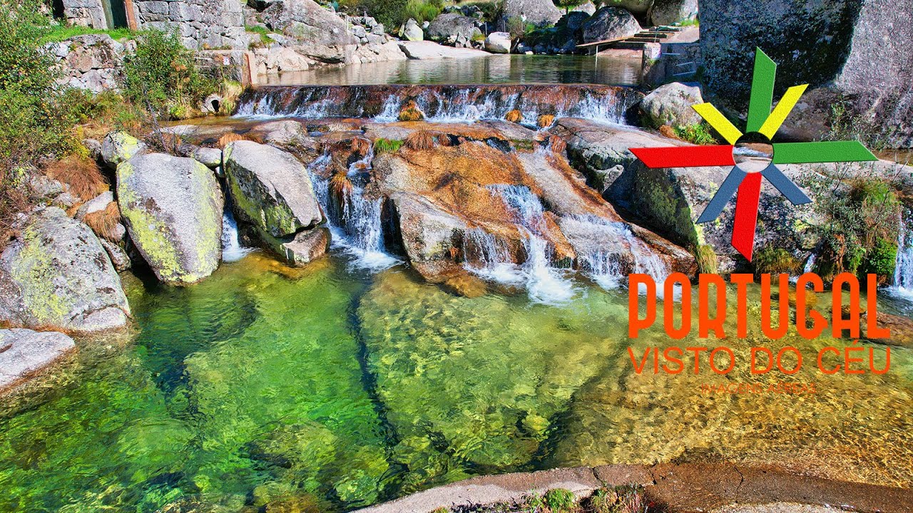 Praia fluvial de Loriga 🏖️ Loriga river beach ❄️ The paradise of Serra da Estrela - 4K UltraHD