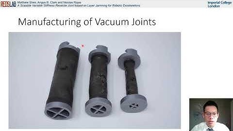 A Variable Stiffness Joint based on Layer Jamming for Robotic Exoskeletons - TAROS 2020 presentation
