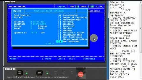 INMARSAT C - DISTRESS PRIORITY ALERT
