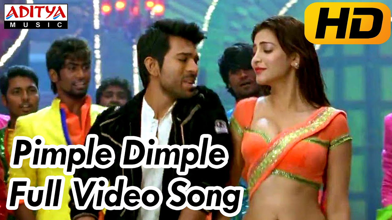 Pimple Dimple Full Video Song  Yevadu Video Songs  Ram Charan Shruti Hassan