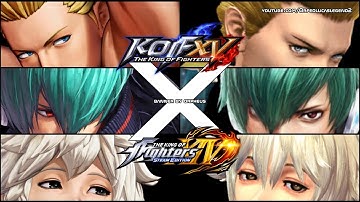 KOF XV - STANCE COMPARISON of TEAM HERO with KOF XIV