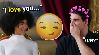 India Amarteifio and Corey Mylchreest flirting for 8.5 minutes straight (part 2)