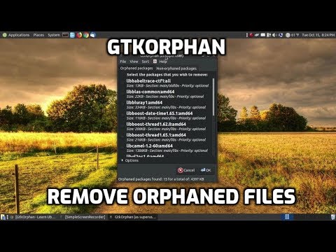 Remove Orphan Files using GtkOrphan