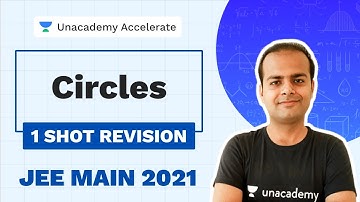 Circles | ONE Shot Revision | IIT-JEE 2021 | Vineet Loomba | Unacademy Accelerate