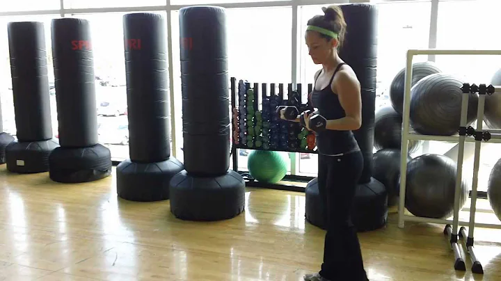 How to do Lunges, Core & Biceps - Workout