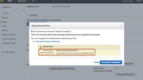 How to get an Amazon S3 API key and secret?