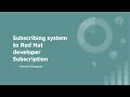 Subscribing Working/Lab system to Red hat No-cost subscription