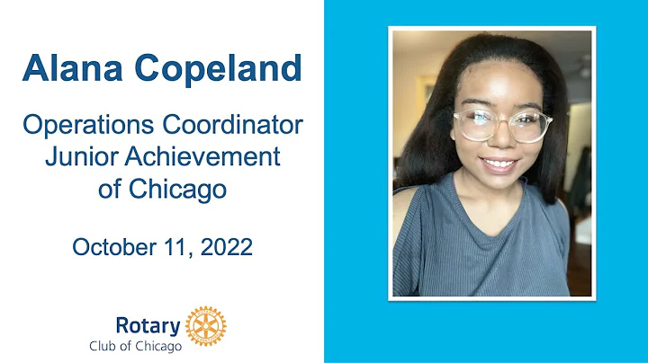 Alana Copeland, Junior Achievement