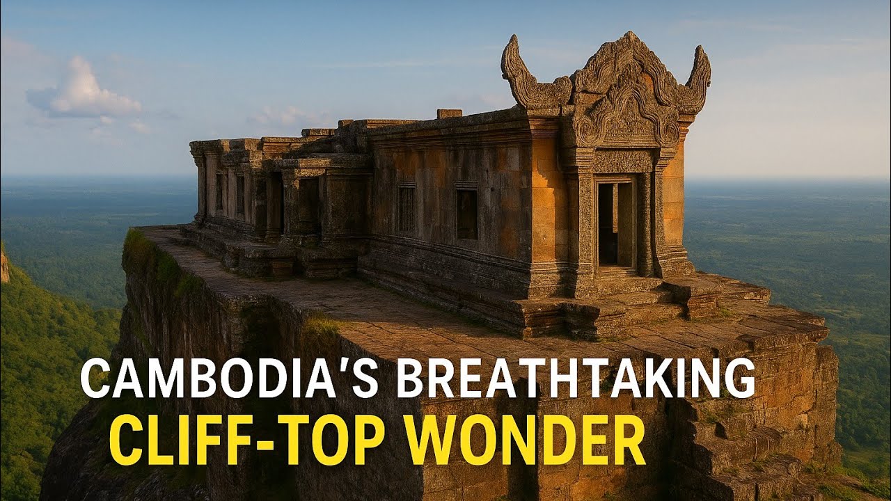 Preah Vi Preah Vihear Temple: Cambodia’s Breathtaking Cliff-Top Wonder! - YouTube