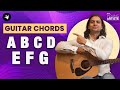 A to g chords  major  minor chords  alphabetical order guitar guitarlesson learnguitar siff