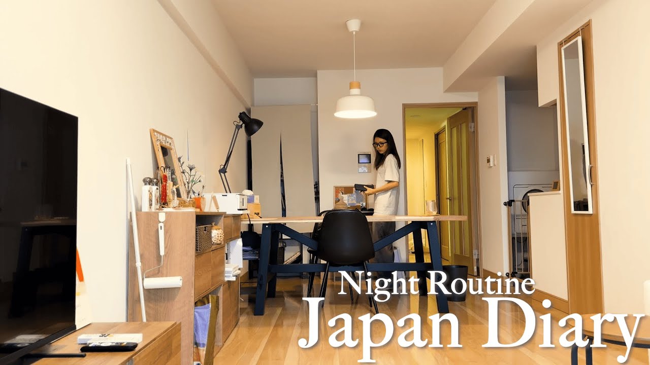Ночная рутина 🌙 | Уютный влог с 6 до 11 вечера: Готовность к ужину, стирка, книги, игры с кошками