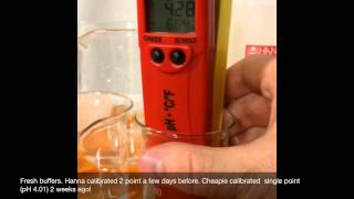 Hanna pH Meter Vs Cheap Meter