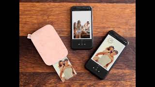 HP Sprocket Portable Photo Printer 2nd Edition (Noir) & Sprocket Photo Paper, Sticky-Backed 20...