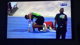 Anthony Carpenter Won His Heat Of The Boys Class One 200M Boys And Girls Champs 2018