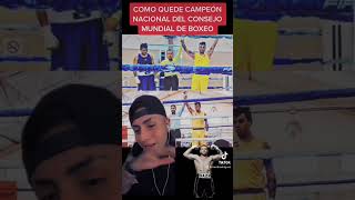 COMO QUEDE CAMPEÓN NACIONAL DEL CONSEJO MUNDIAL DE BOXEO 2Parte  (amateur) #viral #slp